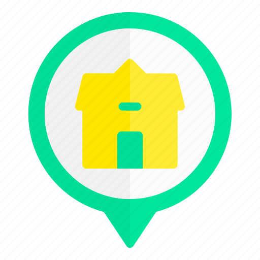 School, building, location, pin, pointer icon - Download on Iconfinder