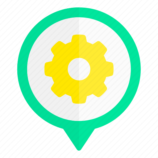 Services, setting, location, pin, pointer icon - Download on Iconfinder