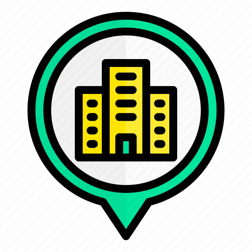 Office, building, location, pin, pointer icon - Download on Iconfinder