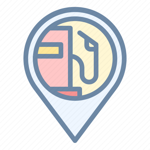Gas, location, petrol, pin, place, station icon - Download on Iconfinder