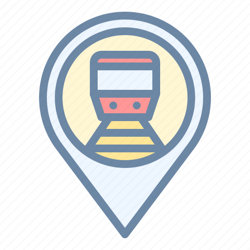 Location, pin, place, station, train icon - Download on Iconfinder