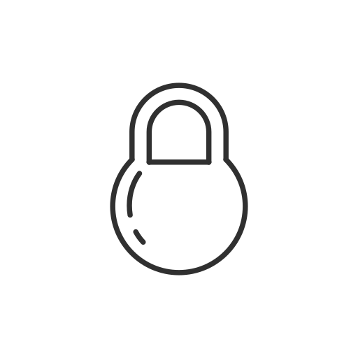 Lock, padlock, pinterest, privacy icon - Free download