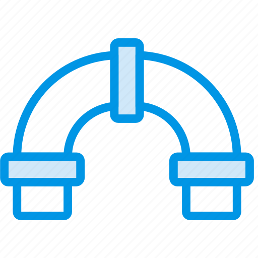 Curved, flow, pipe, water icon - Download on Iconfinder