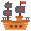 frigate, pirate, ship, shipping, transport
