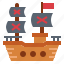 frigate, pirate, ship, shipping, transport 