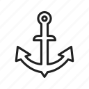 anchor, ship, boat, marine, tool, nautical, sea, shipanchor
