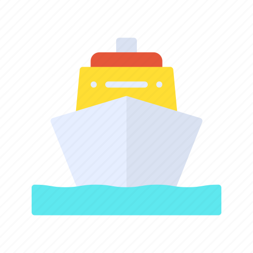 Steamship, ship, boat, steamboat, vessel, vehicle, seaship icon - Download on Iconfinder