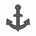 anchor, ship, boat, marine, tool, nautical, sea, shipanchor
