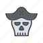 pirate skull i, halloween, scary, ghost, spooky, skeleton, death, danger 