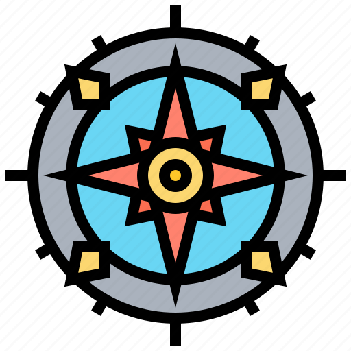 Compass, direction, guide, nautical, navigation icon - Download on Iconfinder