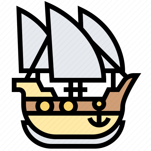 Marine, nautical, ocean, sailboat, ship icon - Download on Iconfinder