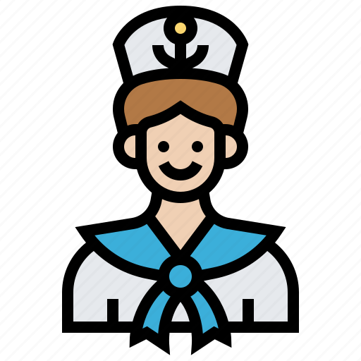 Boatswain, crew, navy, sailor, ship icon - Download on Iconfinder