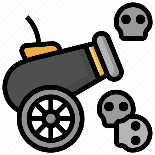 Cannon, weapons, artillery, fuse, miscellaneous, shoot icon - Download on Iconfinder