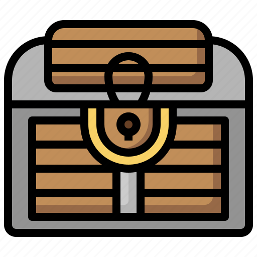 Chest, miscellaneous, pirate, gold, treasure, money icon - Download on Iconfinder
