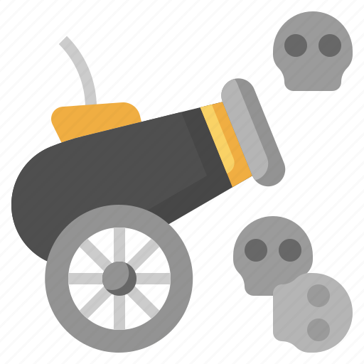 Cannon, weapons, artillery, fuse, miscellaneous, shoot icon - Download on Iconfinder