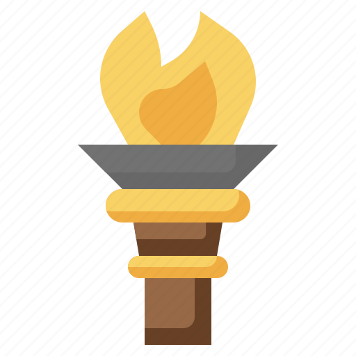 Torch, primitive, miscellaneous, fire, illumination, light icon - Download on Iconfinder