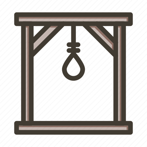 Gallows, punishment, gibbet, rope, death icon - Download on Iconfinder