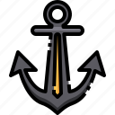 anchor, navigation, navy, sail