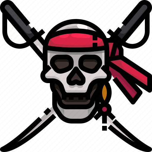 Pirate, pirates, roger, skull, sword, weapon icon - Download on Iconfinder