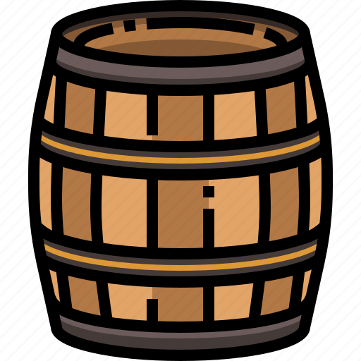 Alcohol, barrel, beer, bucket, cask, pub, water icon - Download on Iconfinder