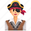 avatar, eye, halloween, man, party, patch, pirate 