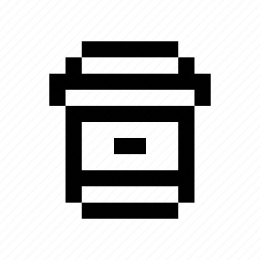 Coffee, cup, pixels, starbucks icon - Download on Iconfinder