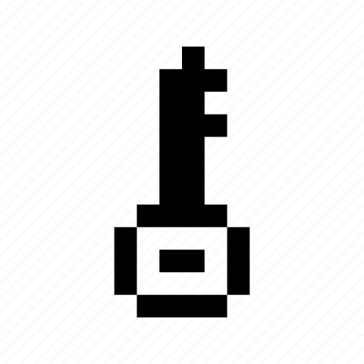 Key, lock, pixels icon - Download on Iconfinder