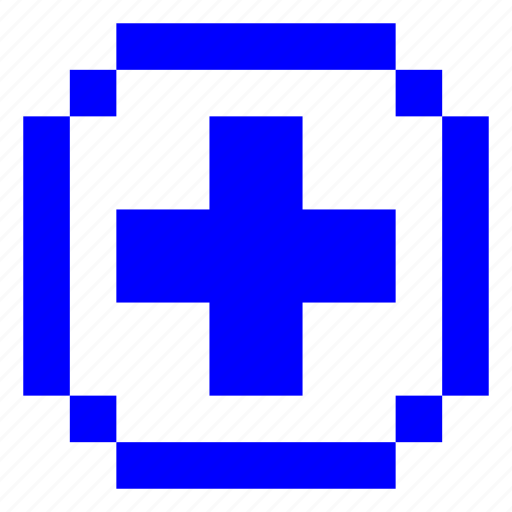 Pixel, cross, medical, healthcare, medicine, health icon - Download on Iconfinder