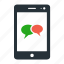 cellphone, chat, device, friend, friends, message, messenger, mobile, phone 
