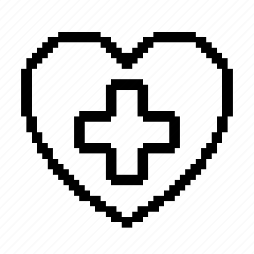 Heart, red cross, cross, medication, treatment, treatments, medic icon - Download on Iconfinder