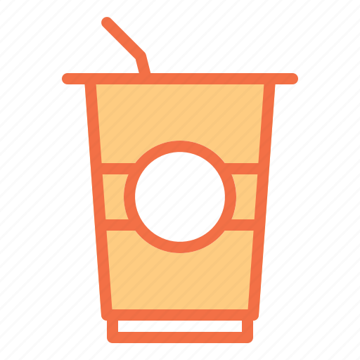 Cup, drink, soda, straw, water icon - Download on Iconfinder