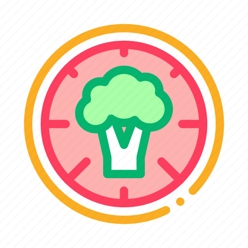 Art, broccoli, dinner, fast, food, ham, meat icon - Download on Iconfinder