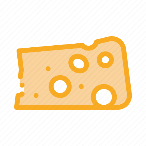 Breakfast, cheese, food, milk, piece, slice, snack icon - Download on Iconfinder