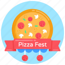 pizza party, pizza fest, pizza banner, food, food party