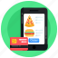 card payment, food payment, food app, online food payment, mobile food app 