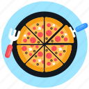 italian food, junk food, serve pizza, pizza slice, food