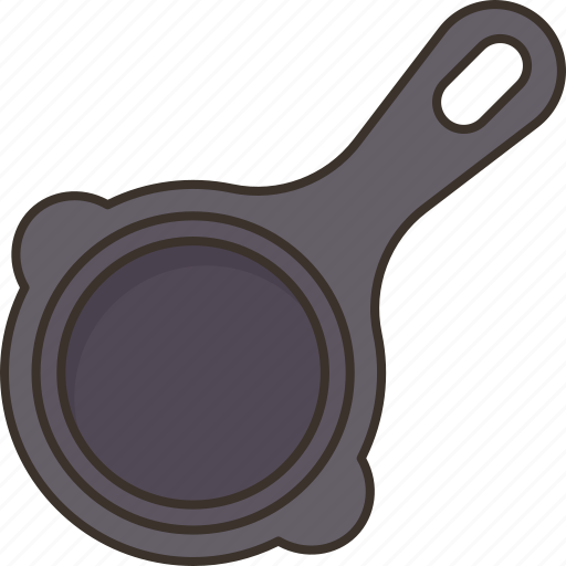 Cast, iron, skillet, cooking, pan icon - Download on Iconfinder