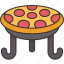 pizza, stand, food, display, restaurant 