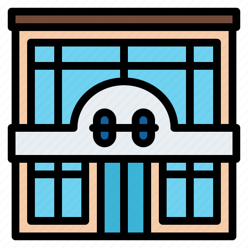 Building, gym, sportclub, town icon - Download on Iconfinder