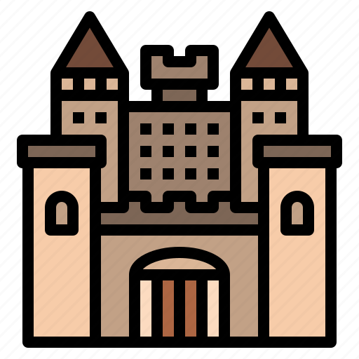 Building, palace, tower, town icon - Download on Iconfinder