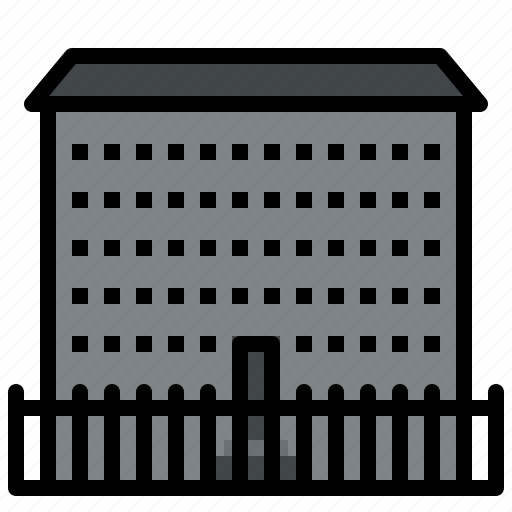Building, city, prison, town icon - Download on Iconfinder