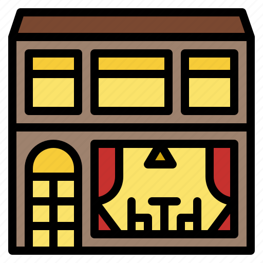Building, city, restaurant, town icon - Download on Iconfinder