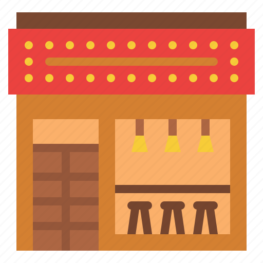 Bar, building, cafe, shop, town icon - Download on Iconfinder
