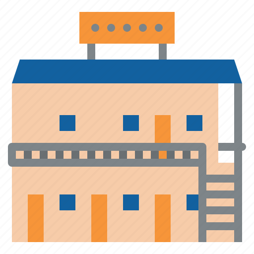 Building, city, motel, town icon - Download on Iconfinder