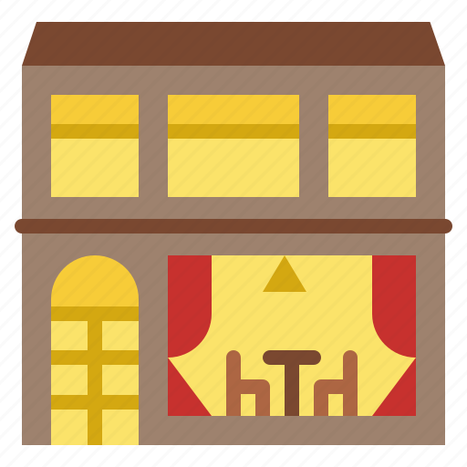 Building, city, restaurant, town icon - Download on Iconfinder
