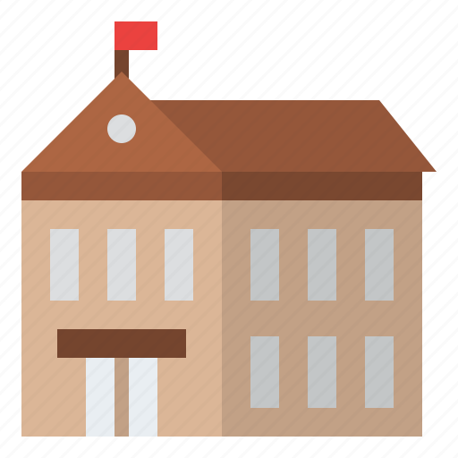 Building, center, school, town icon - Download on Iconfinder