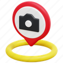 camera, photo, maps, placeholder, location, pin, 3d