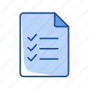 checklist, list, notes, organize
