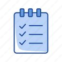 board, checklist, list, notes
