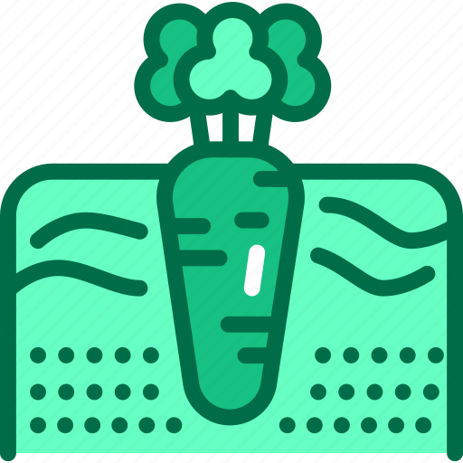 Soil, growing, carrot icon - Download on Iconfinder